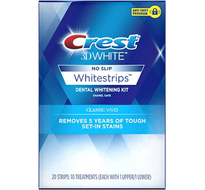 Crest 3D White Whitestrips Dental Whitening Kit Classic Vivid отбеливающие полоски